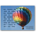 Full Color Poetry Magnet (4"x5.5") w/Multiple Cutouts 2.125x3.125